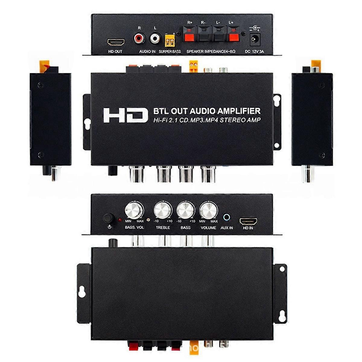 HI-FI 2.1CH Audio Amplifier 160W+80W EU Plug