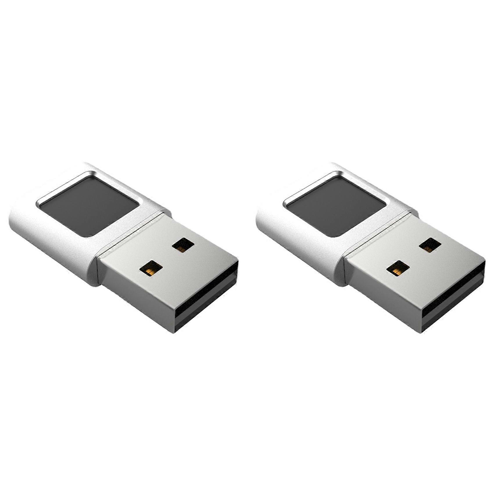 2X USB Fingerprint Reader Module Device Biometric Scanner for Windows 10 Laptops PC Security Key USB Interface