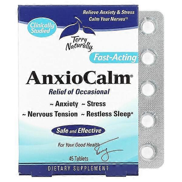Terry Naturally, AnxioCalm, 45 Tablets