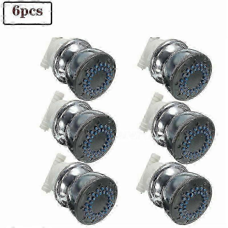 6-Piece Shower Side Spray Nozzles with Lateral Massaging Jets