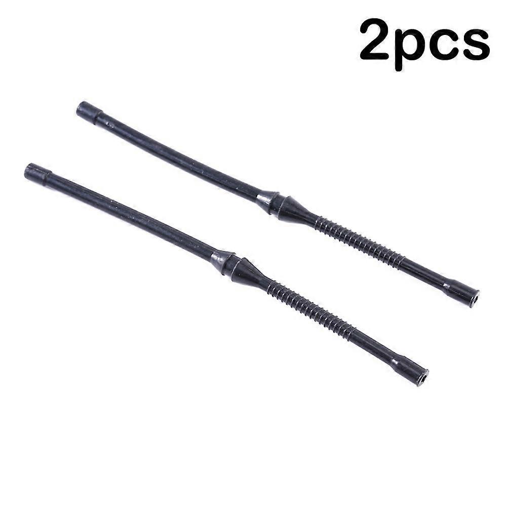 For Honda For Yamaha 7Inch Fuel Line 2PCS High Quality Durable Black Gas Replacement Hose