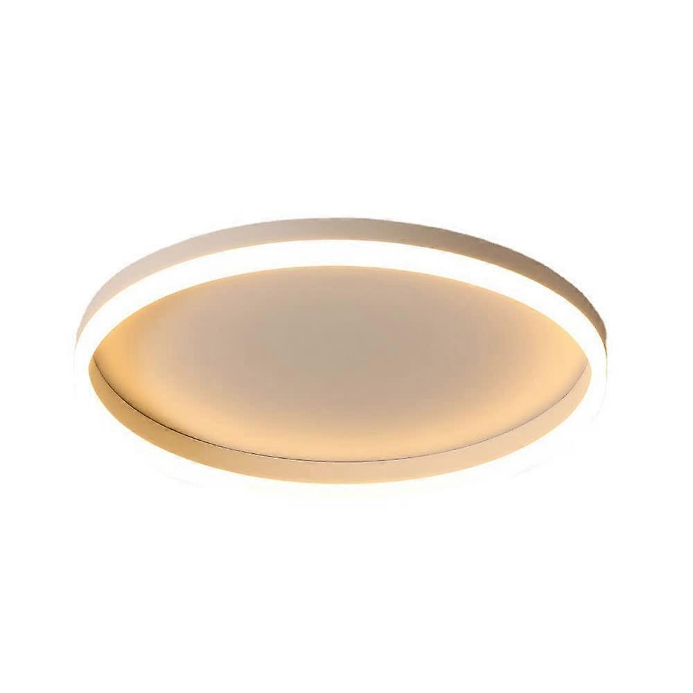 Flush Mount Ceiling Lamp 40cm Diameter 3Color Dimming LED Wrought Iron Modern Style For Office, Study, Living Room
