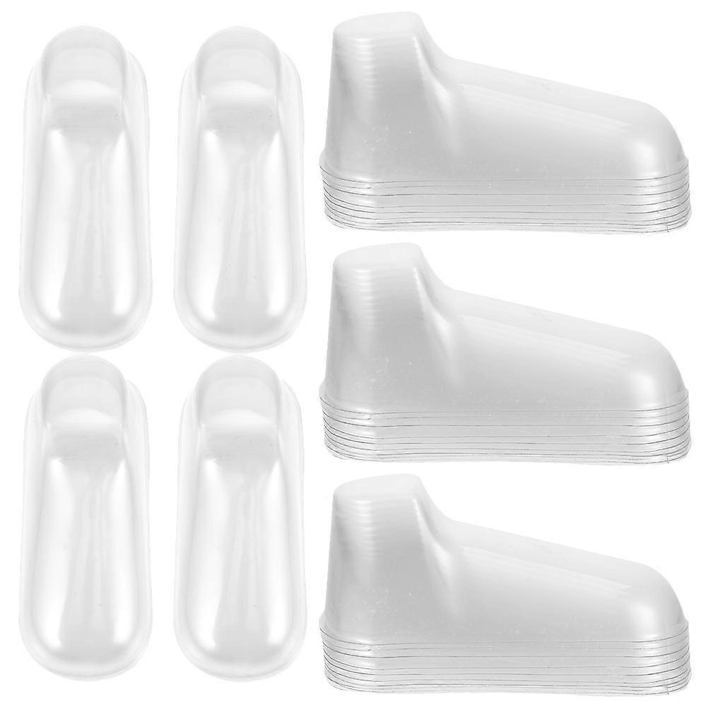Toddler Feet Model Shoe Display Support for Shop 160Pcs Transparent PVC