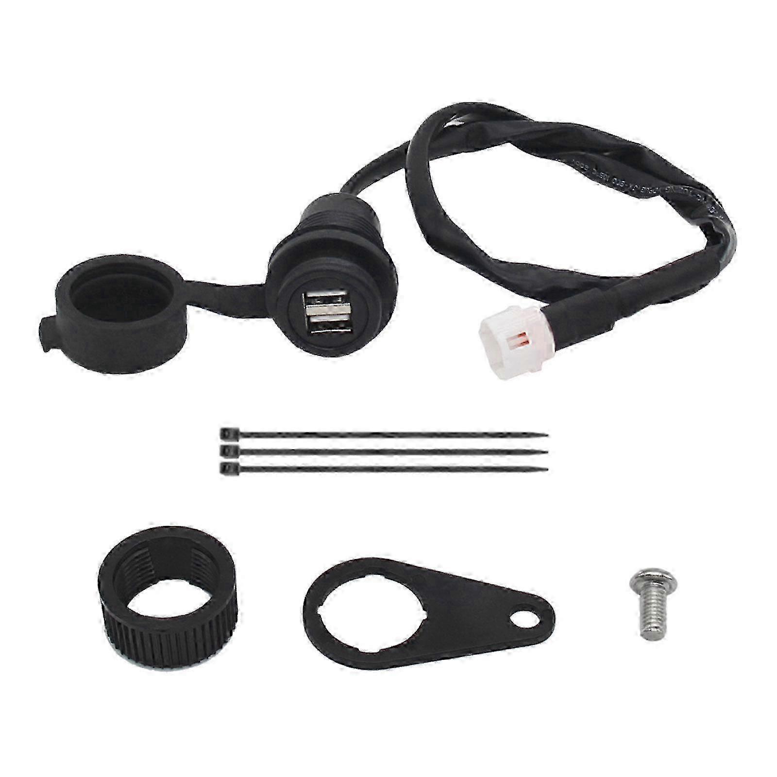 Compact Charging Socket for Yamaha FZ-07 FZ-09 MT-07 XSR700 and XSR900 25-26