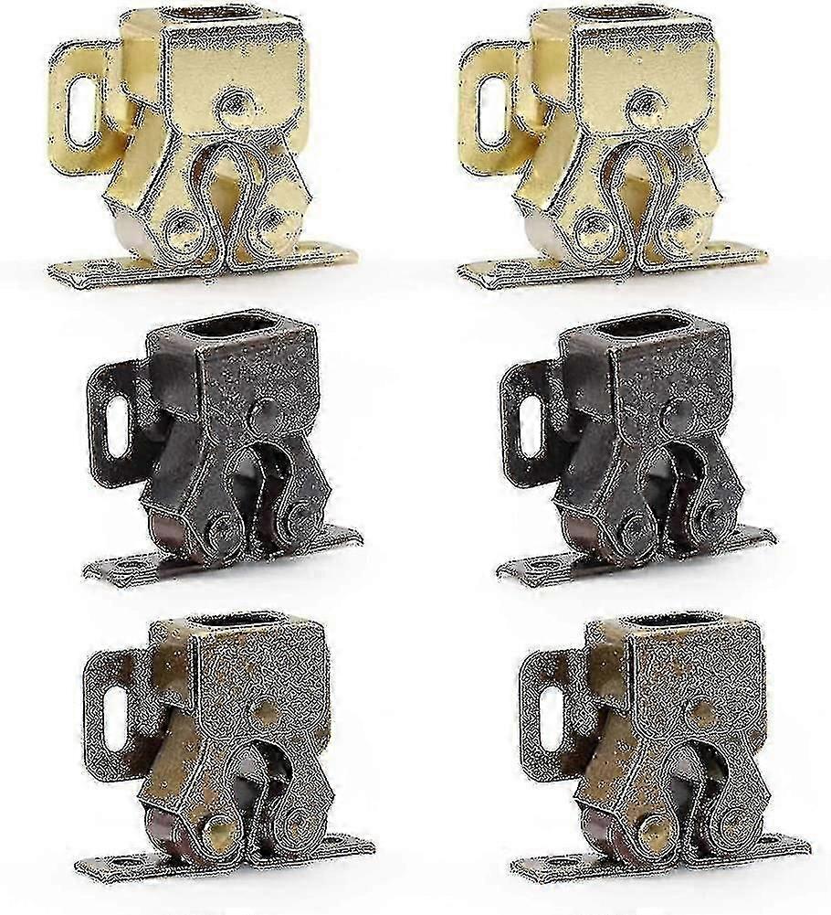 6 Pieces Double Roller Latch. Cabinet Catches Latches. Rollers Closures Latches.
