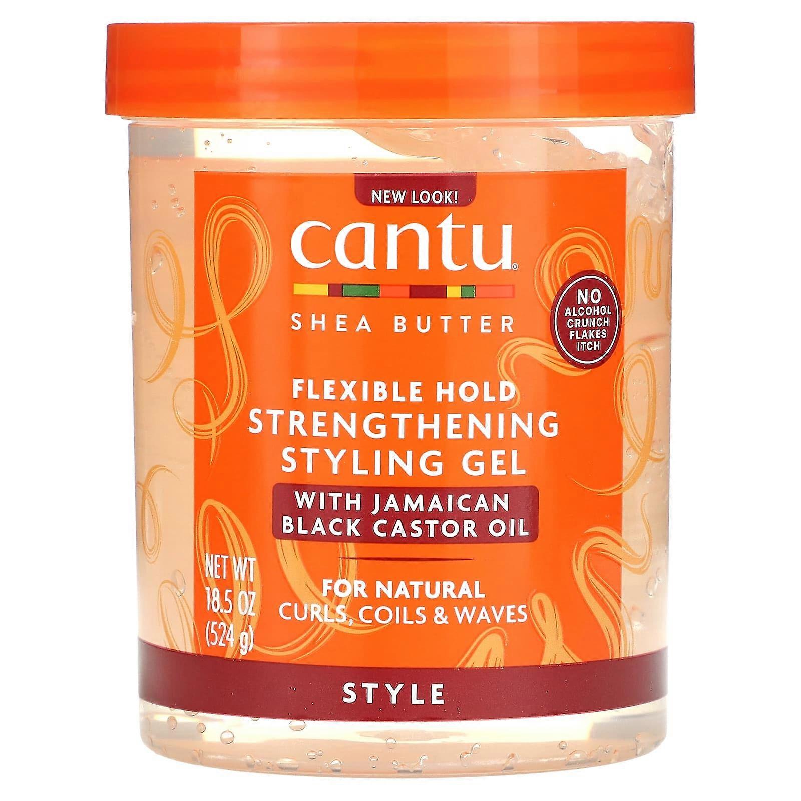 Cantu, bambucké máslo, stylingový gel s flexibilní fixací a posilujícím účinkem, 524 g