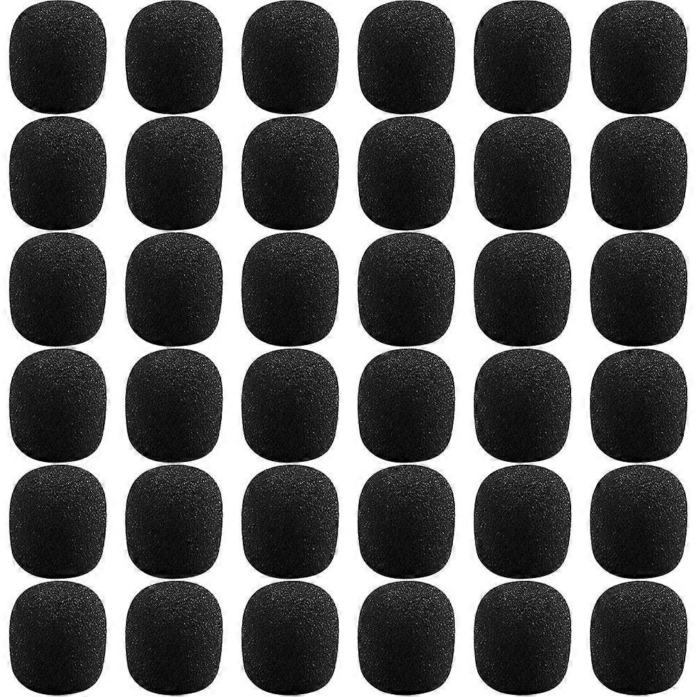 50pcs Microphone Covers Sponge Microphone Covers Microphone Windscreen Sponge Covers