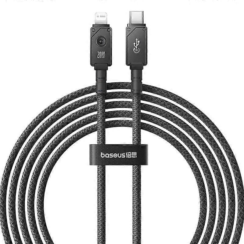 Baseus Murtumaton USB-C-IP-kaapeli 2 m 20 W musta