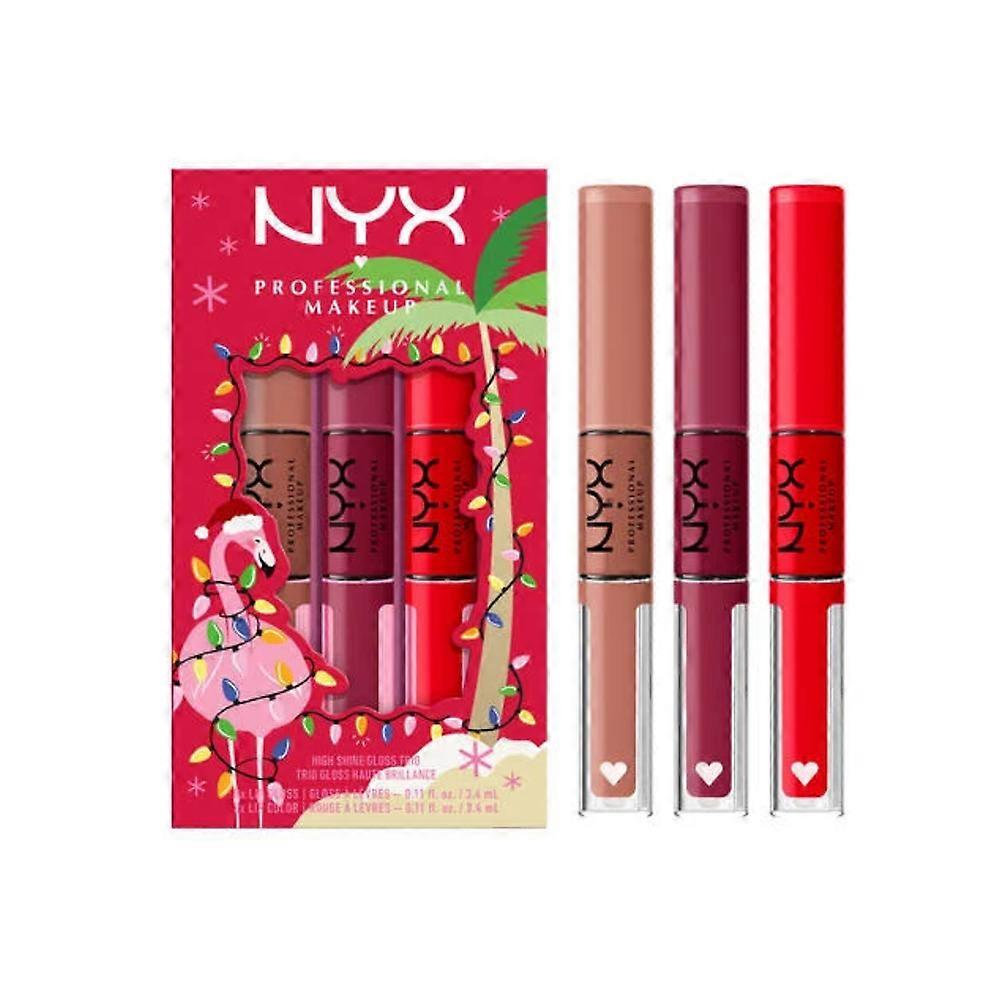 2 x NYX Professional Makeup High Shine Gloss Trio