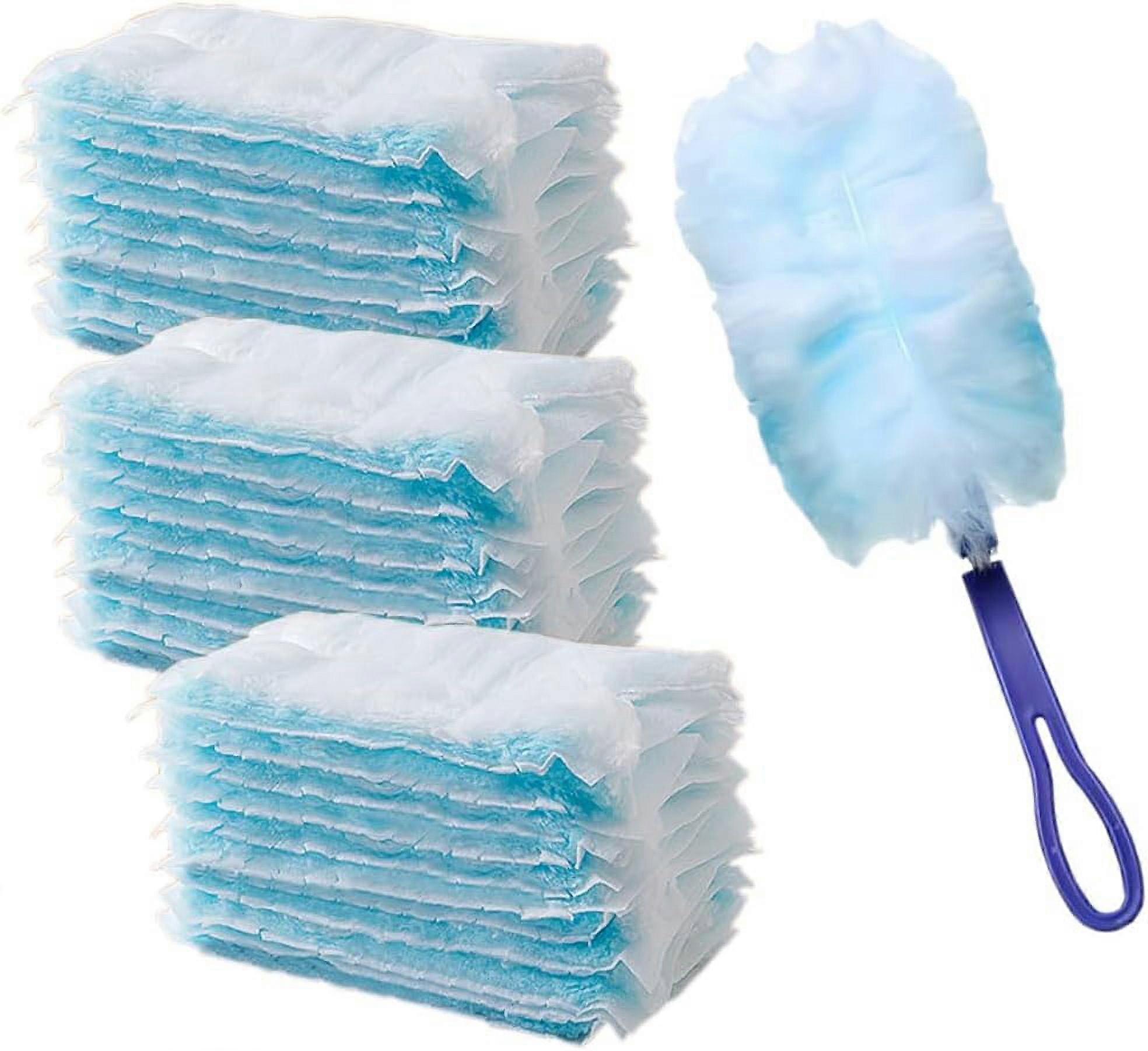 Duster Refill Compatible with Swiffer Duster, 30 Count (180 Sheets), Multi-Surface Heavy Duty Feather Dusters + 1 Handle