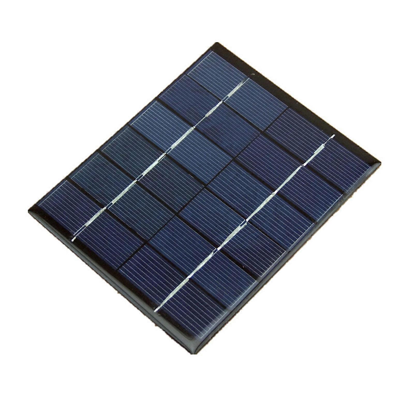 High Conversion Rate Polysilicon Cells Solar Panel 2W Solar Panel 6V Upgrades for Sustainable for Wall Light Artware Multicolor