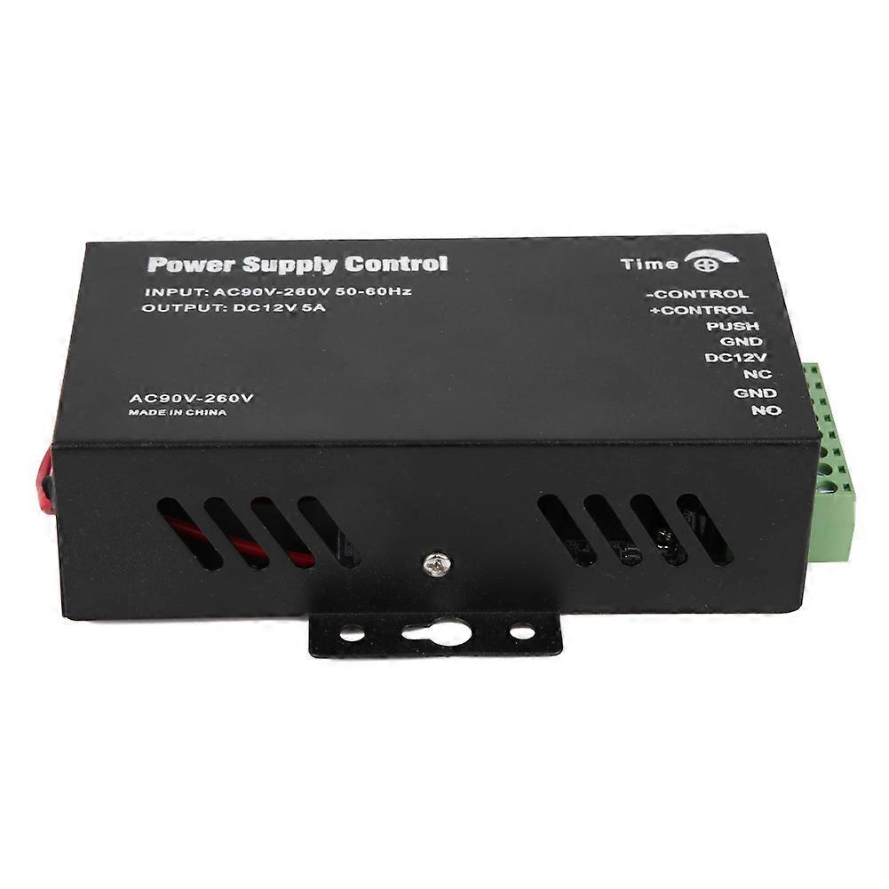 Power Supply Control Backup Battery Port for Door Access Office Security System AC90‑260V to DC12V 5A