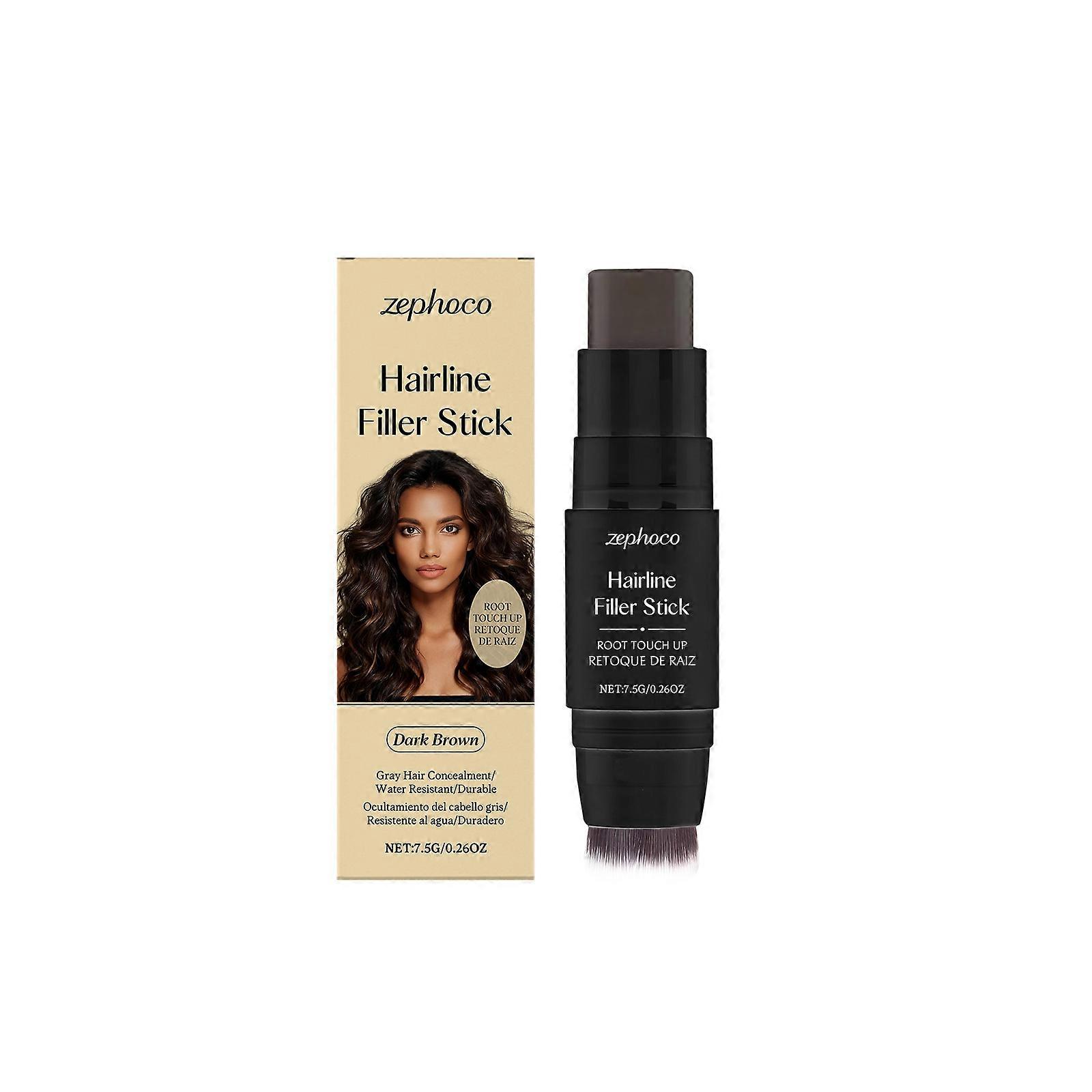Zephoco Deep Brown Natural Hairline Filling Stick