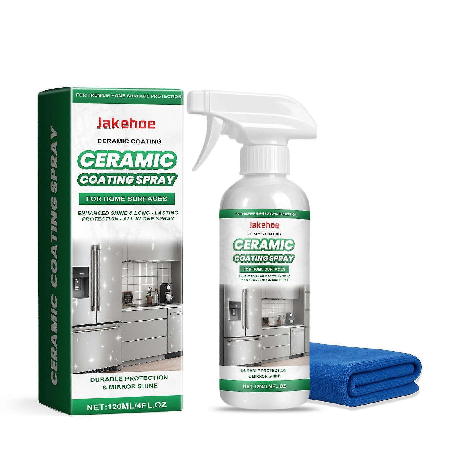 Ceramic Coating Spray Is Made Of Deionized Water And Teflon