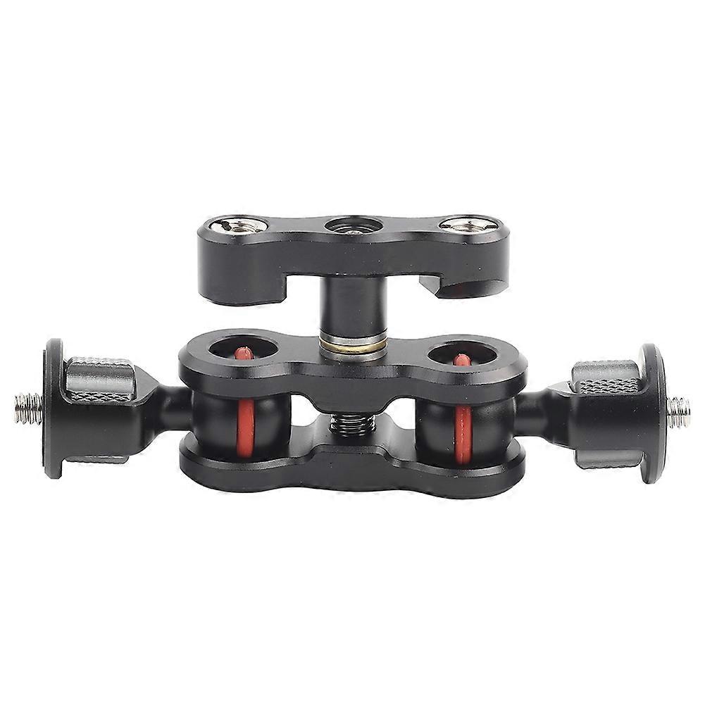 Multi Function Dual Ball Head Hot Shoe Magic Arm Mount Adapter Camera Accessory
