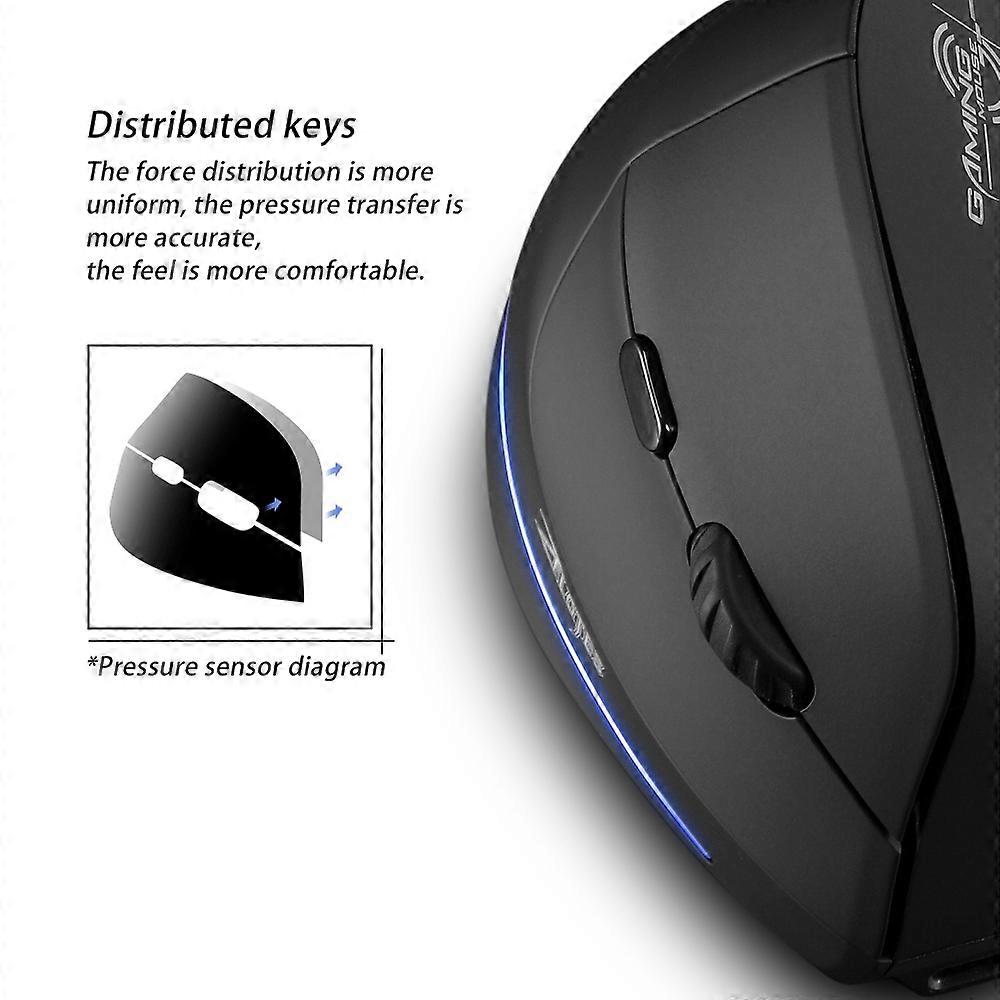 F-35 Mouse Wireless Vertical Mouse Ergonomic Rechargeable 2400 movement speed Optional Portable Gami
