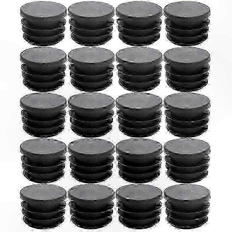 30mm Dustproof Plug with Stainless Steel Cap for Round Tubes