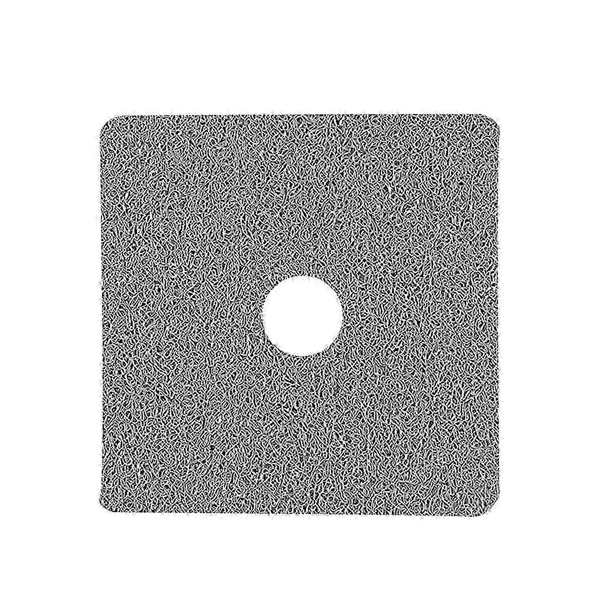 Non-Slip Soft PVC Shower Mat with Drainage & Quick-Drying Feature, Ideal for 24 x 24 Inch Bath Mats for Showers