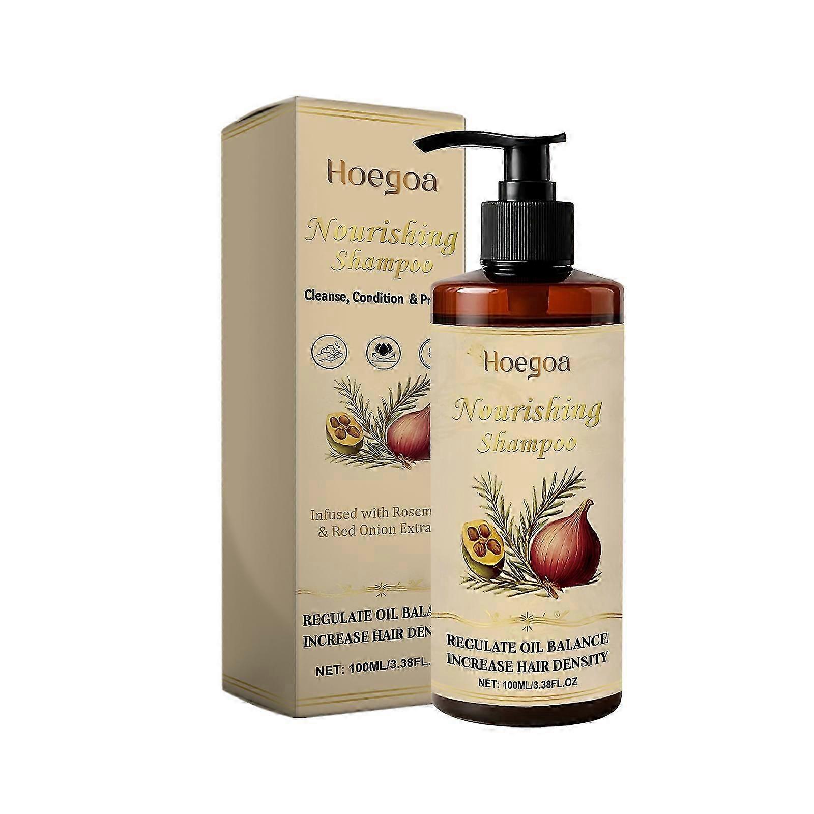 Hoegoa Multi-Effect Nourishing Shampoo Gently Cleanses, Softens, Brightens And Strengthens Hair, And Is A Comfortable Scalp Shampoo