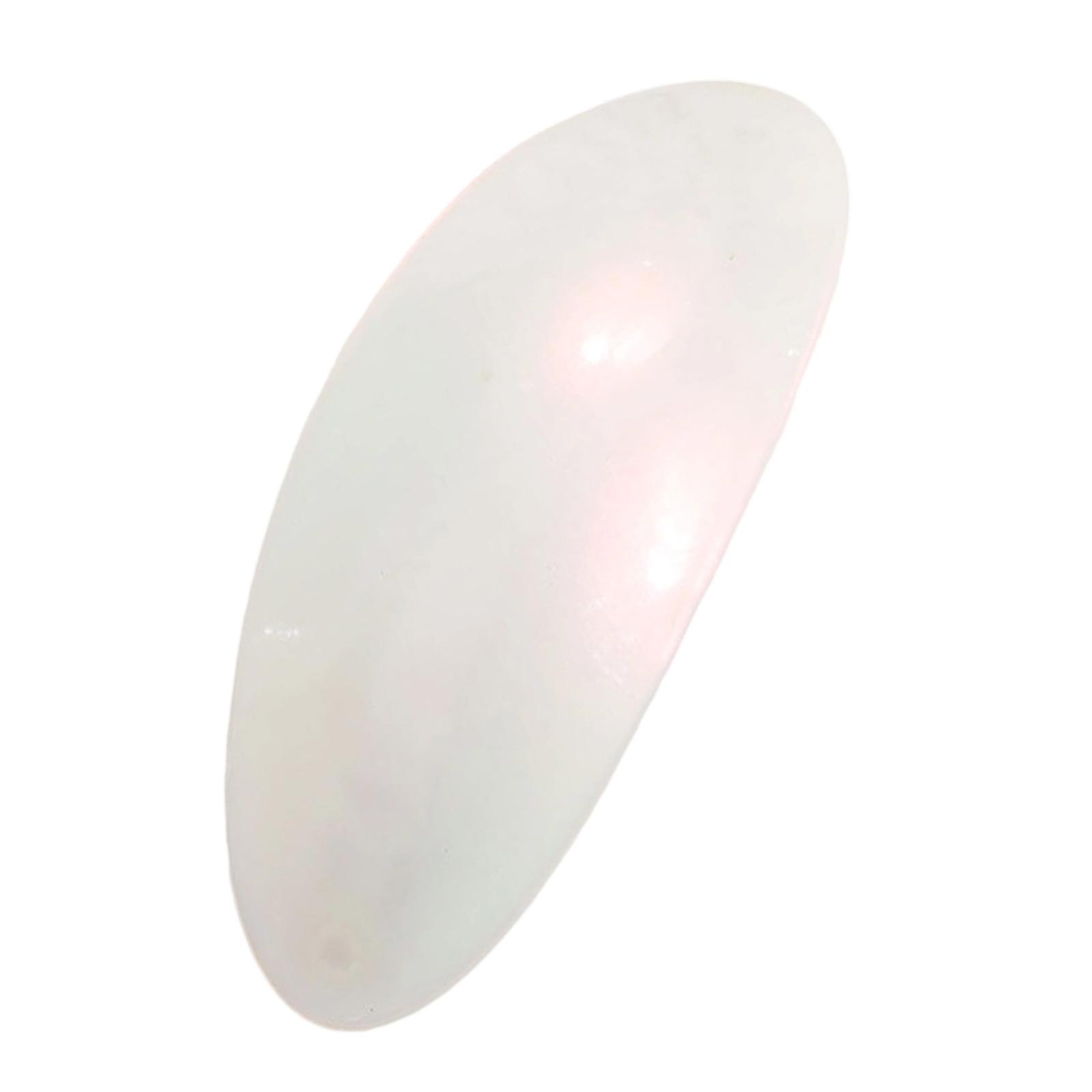Stylish Oval Acetate Hair Clip NonSlip Strong Hair Accessories For Formal Event Casual Outfit All Matching Hair Decors  Pearl white
