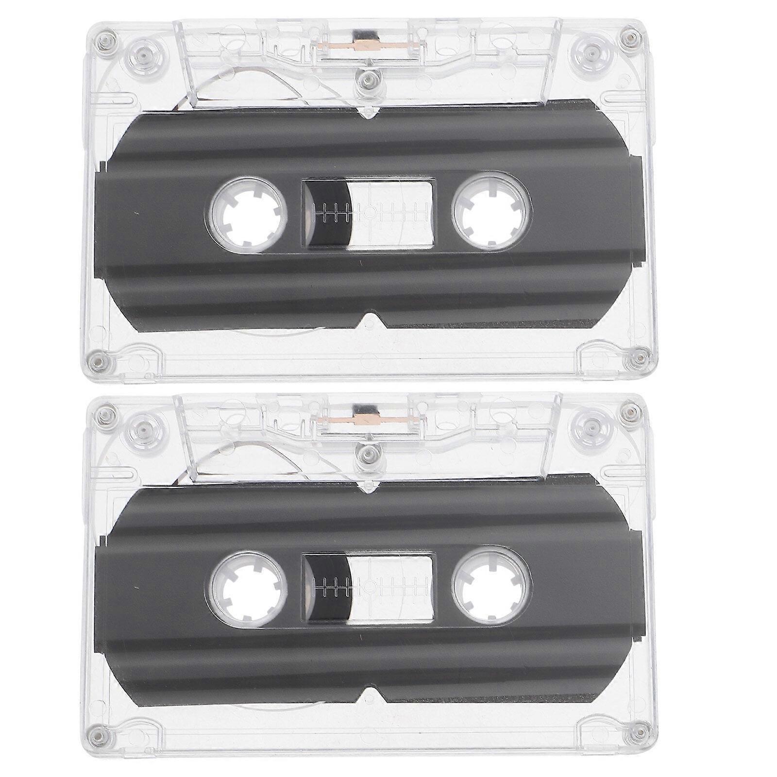 2pcs Replacement Cassette Tape 30 Min Recording Time Tape Recording Supply
