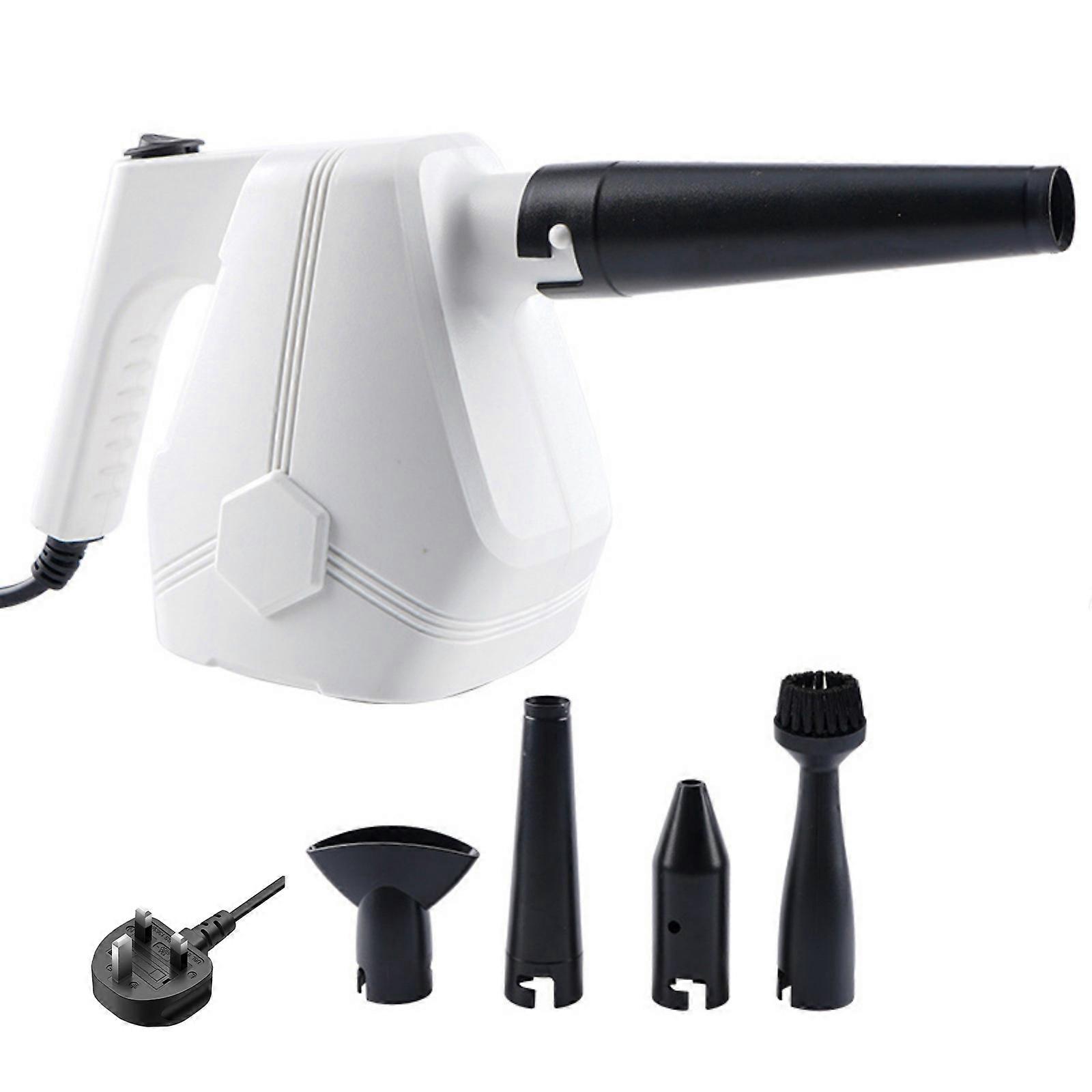 Fast Speed Corded Electric Duster 35m/s Wind Speed 3meter Power Cord for Hard to Reach Areas Car PC Cleaning  White