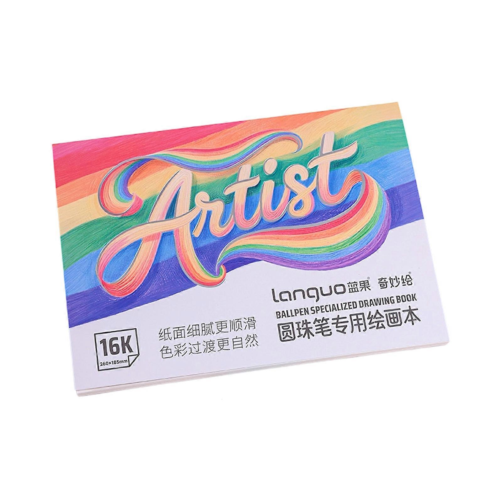 Premium Ballpoint Pen Paper Sketch Pad Portable Design Tear Resistant Sheets For Artists and Designers And Office Use Multicolor