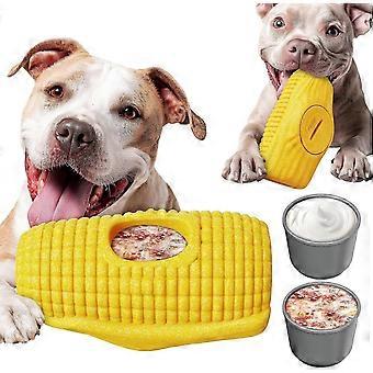 Interactive Dog Toys for Aggressive Chewers,Indestructible Enrichment Dogs Toy for Large Medium Breed,Dog Frozen Lick Treat Tray Holder with Dual Mold