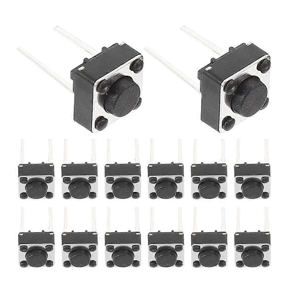 100Pcs Plastic Tactile Momentary Push Buttons Toy Push Button For Breadboard Pcb