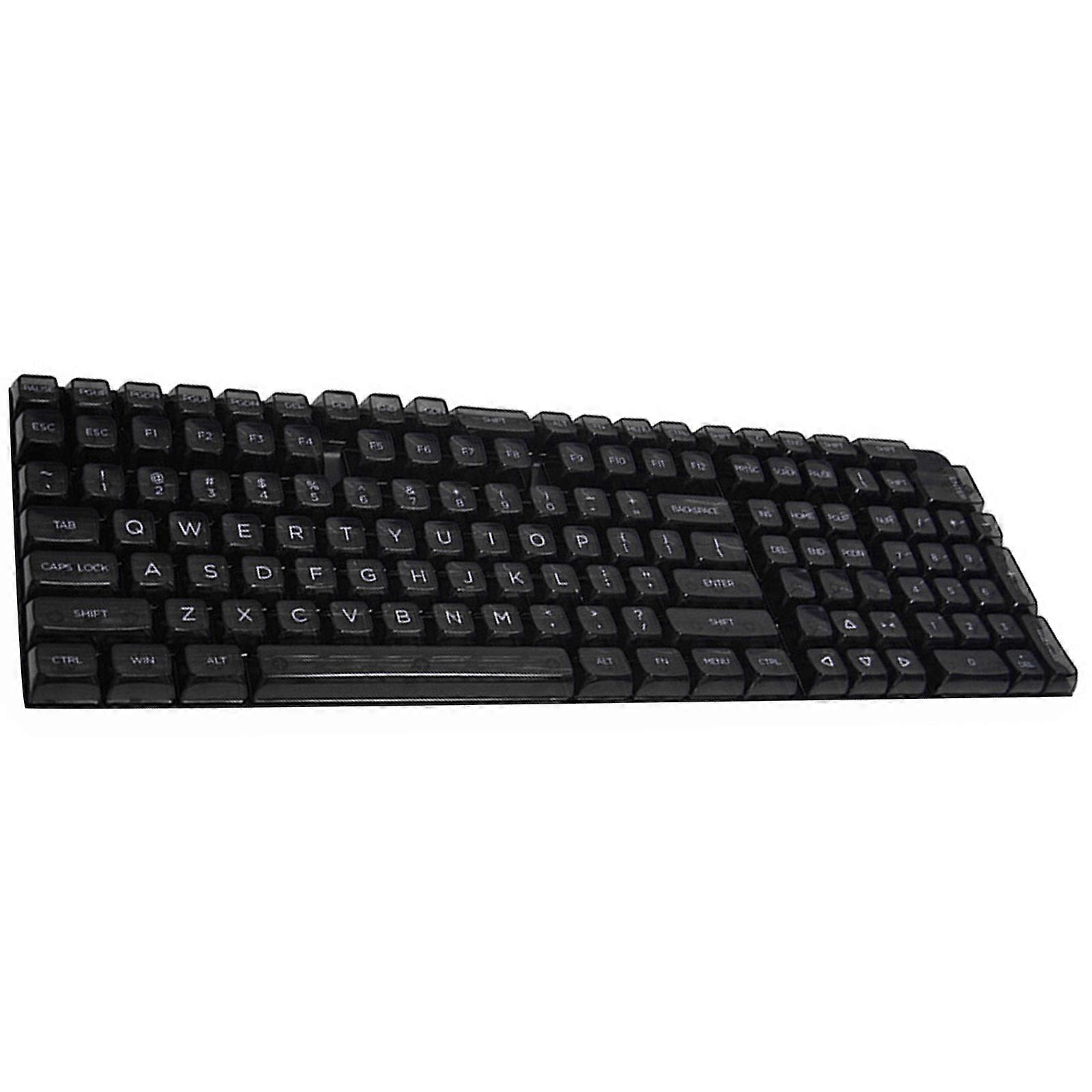 Improved Typing Experience 132Keycaps Modern Keycaps for Mechanical Keyboards, Suitable for Various Layouts Keycaps  Black