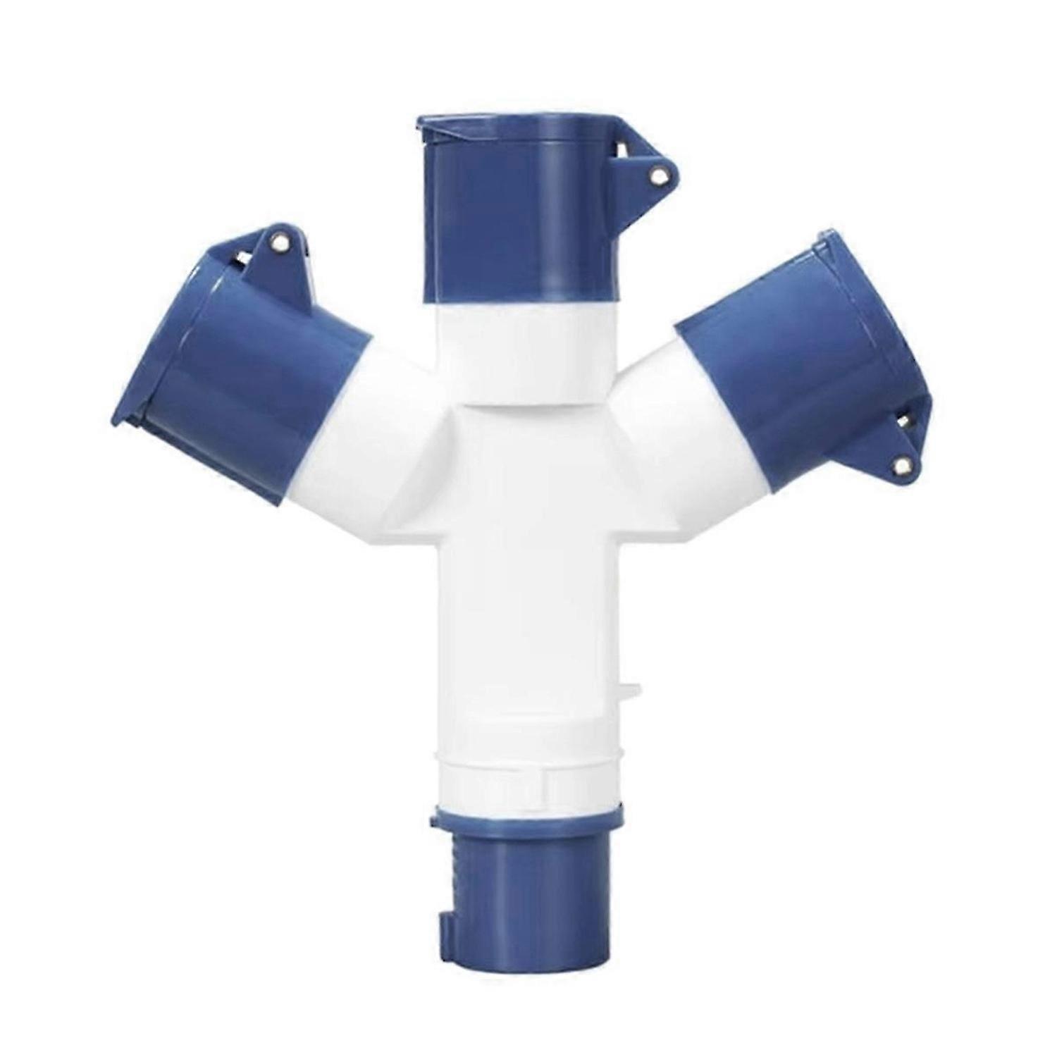 Y-Type Industrial Plug IP44 Waterproof 3Pin 16A Multi-Function Connector Branch Socket Three-Phase P