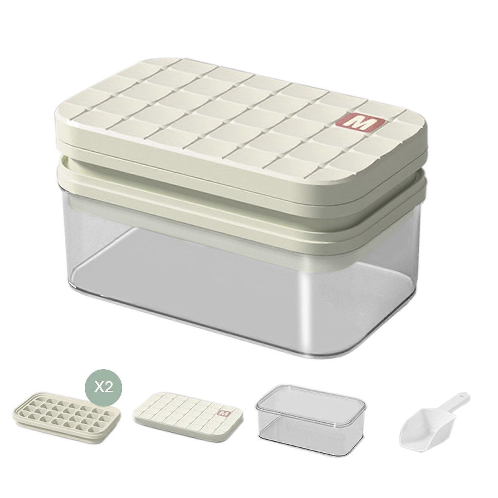 Kiplyki Ice Block Tray 28-Pack, Press-Type Flexible Molds Compatible with Freezers, Easy Press-Out Design for Homemade Ice