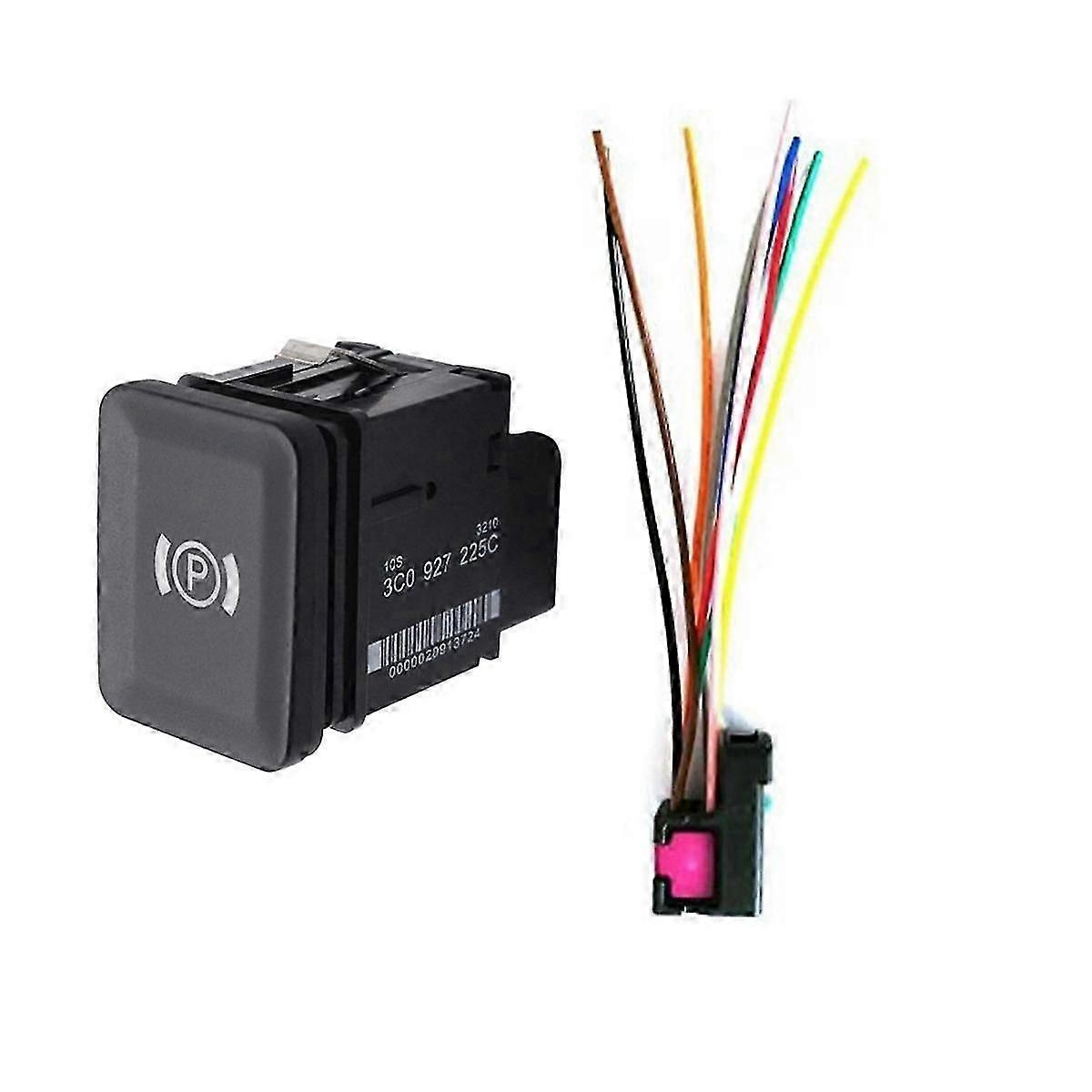 3C0927225 1K0972776 Reversing Radar Switch Wiring Connector Brake Button Car for B6 CC 3C 2006-2012