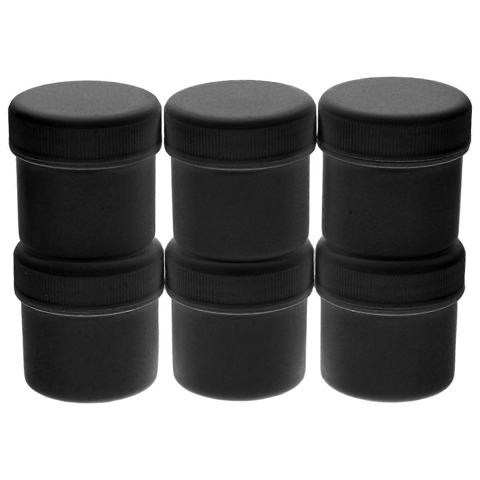 6pcs Plastic Empty Paint Storage Buckets with Airtight Lids Portable 30ml Paint Pails
