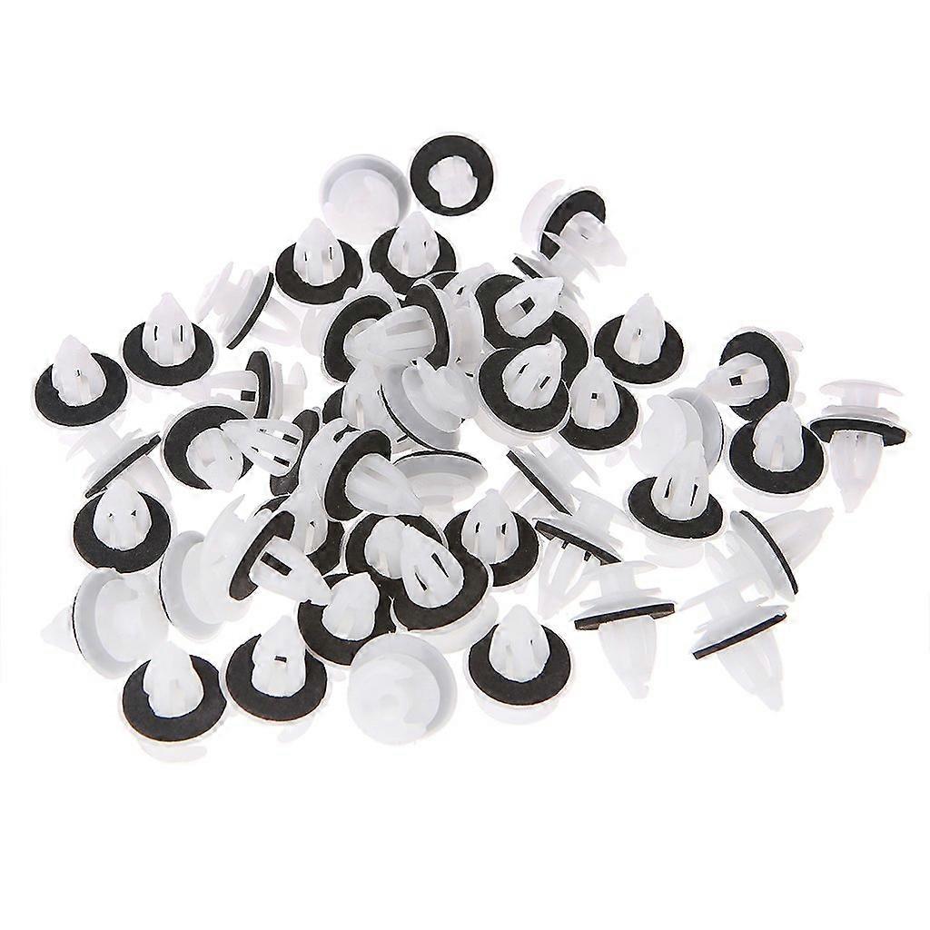 50pcs Car Door Panel Clips with Ring Seal for E34 E36 E38 E39 E46 M3 M5 Z3 X5