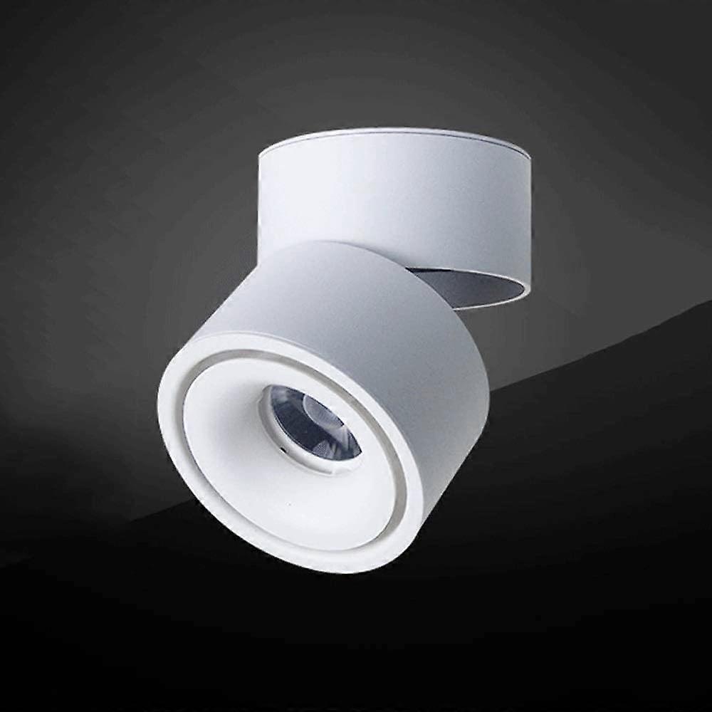 LED Spotlight 360° Rotatable Adjustable Wall Light AntiGlare COB Ceiling Washer Lamp 10x10cm