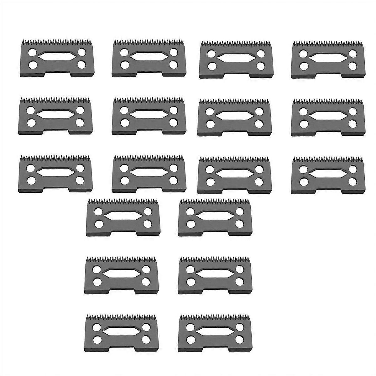 6 Pcs Ceramic Blade,28 Teeth Replacement Cutter 2-Hole Clipper,Black