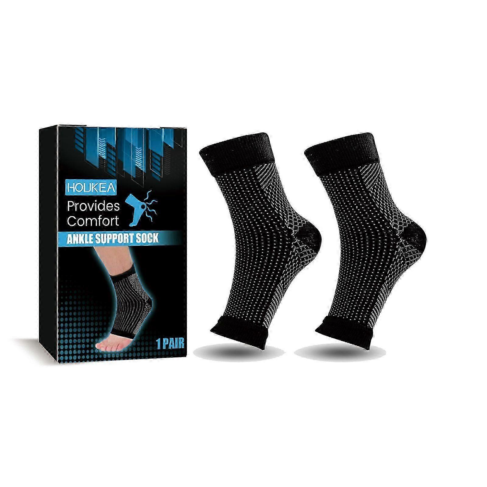 Breathable Ankle Support Socks for Sports - Non-Slip