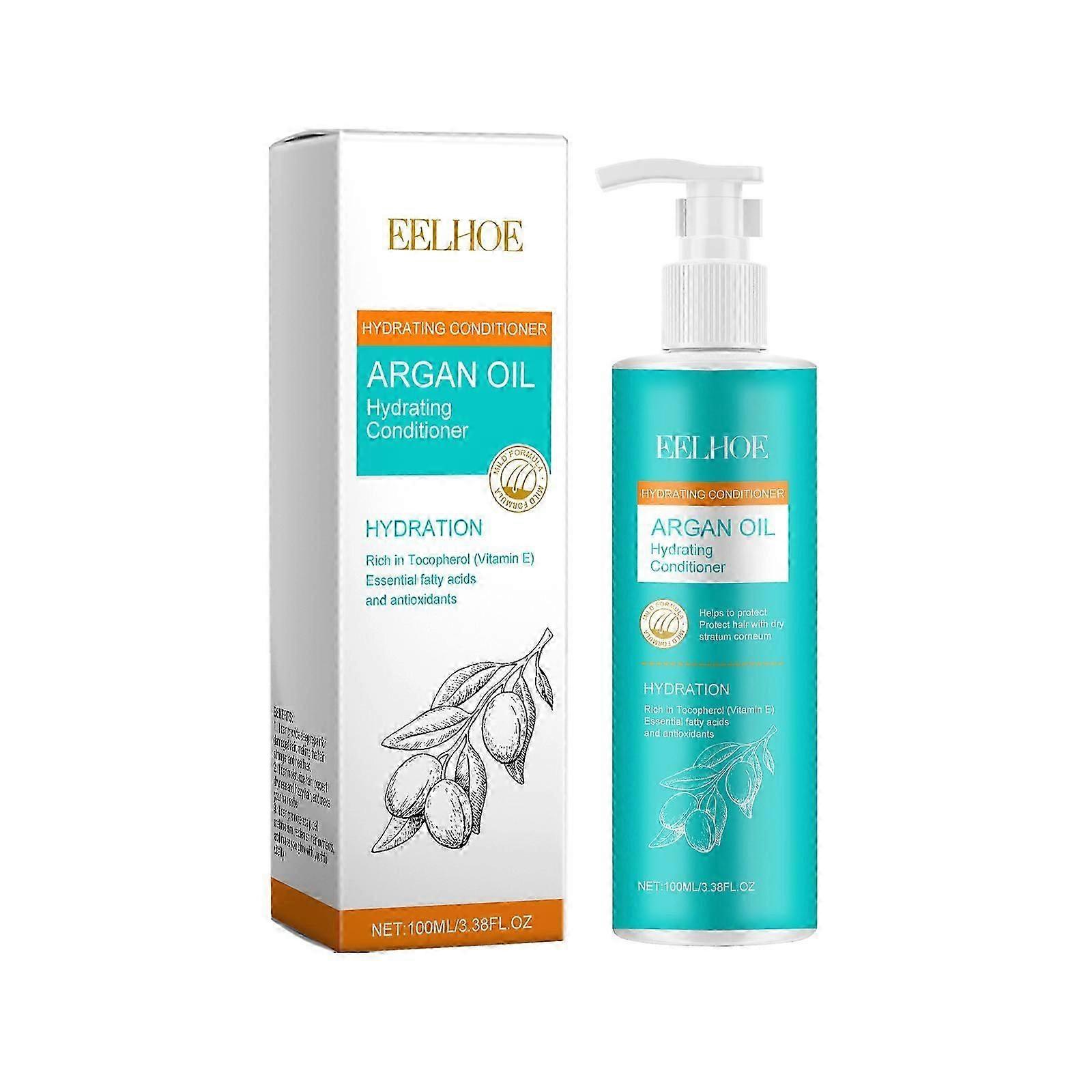 Argan Oil Conditioner for Dry Hair  Nourishing, Hydrating & Strengthening with Anti-Breakage Formula, Locks in Moisture, Adds Shine & Volume, Easy to