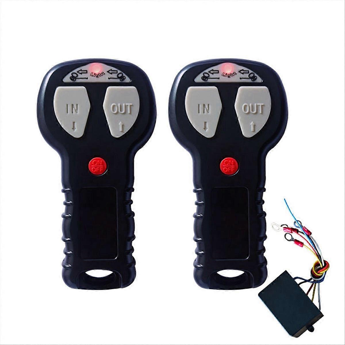 12V 24V Car Wireless Winch Electric Remote Control IP68