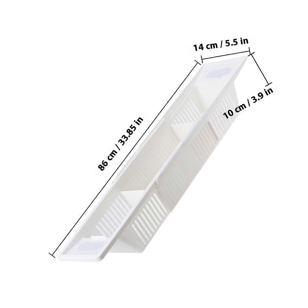 قابل للسحب حمام كادي صينية بلاستيكية حوض الاستحمام سلة الرف الرف حمام اللعب المنظم