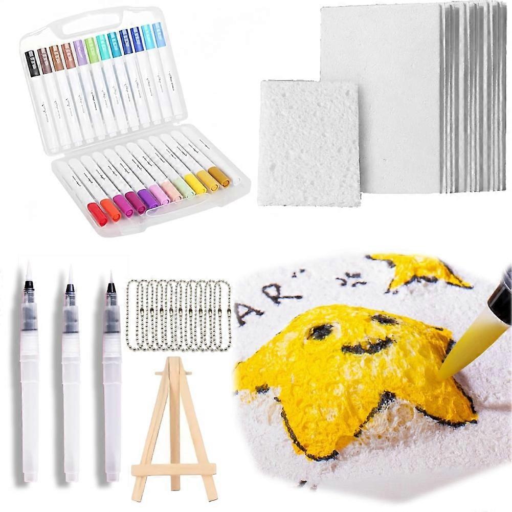 Magic Puffy Paint,Puffy Popcorn Drawing Texture Painting Kit
