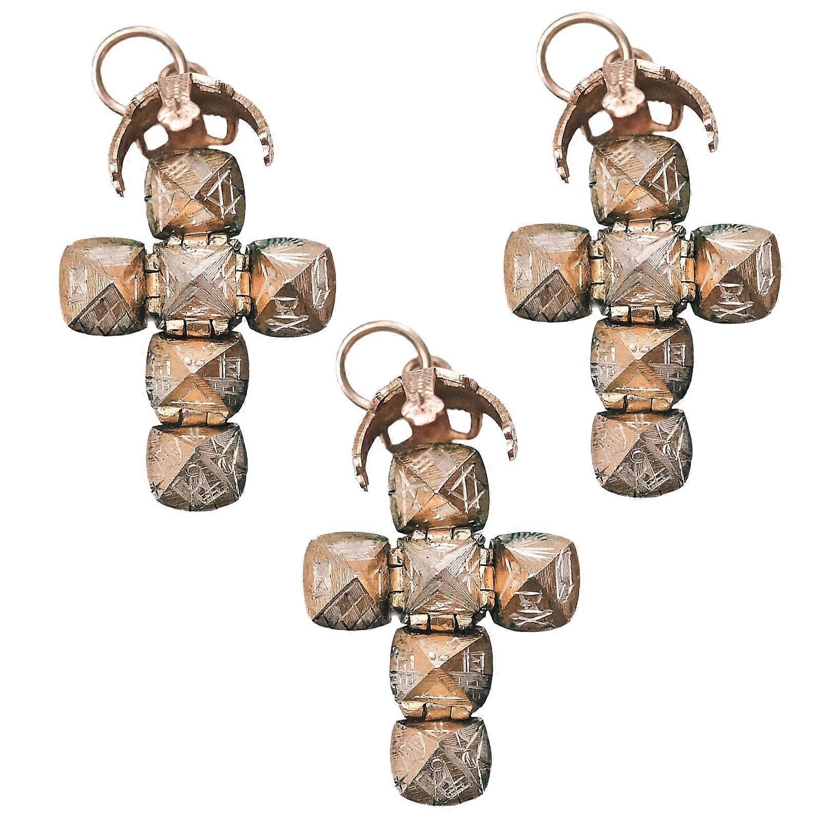 Tiny Masonic Transforming Sphere Pendant, Vintage Tiny Masonic Ball Necklace, Transformative Design - From Sphere to Bridge, Freemasonry Jewelry for