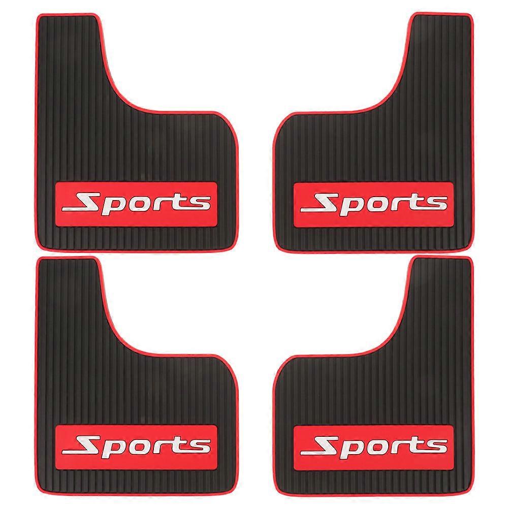 Assorted Color PVC Car Mudguards for All Vehicles Comprehensive Protection Easy Installation 4 Pcs Set