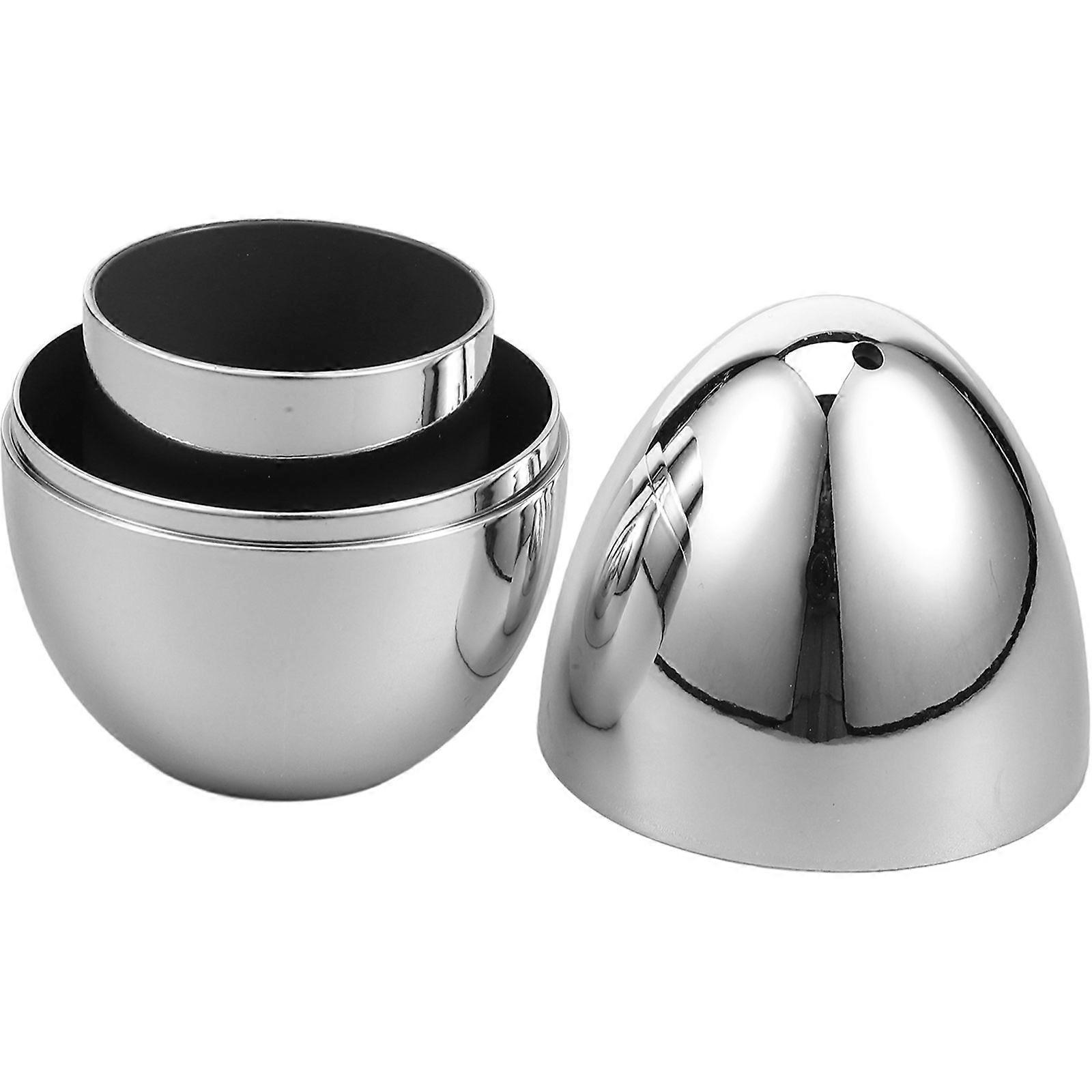 Creative Acrylic Egg Shaped Toothpick Holder Container Dispenser 2pcs