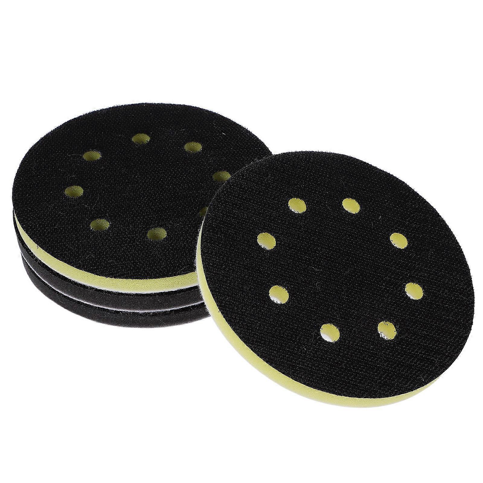 4Pcs Sponge Cushion Pads for Polishing Soft Sanding with 8-Hole Sander
