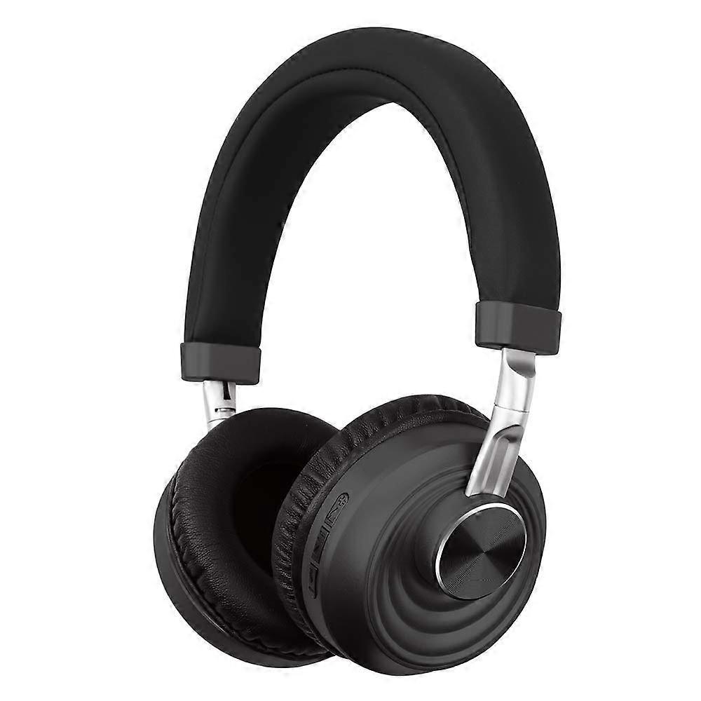 Wireless Headphones Foldable Bluetooth 5.0 System Stereo Quick Charge Long Standby Gray