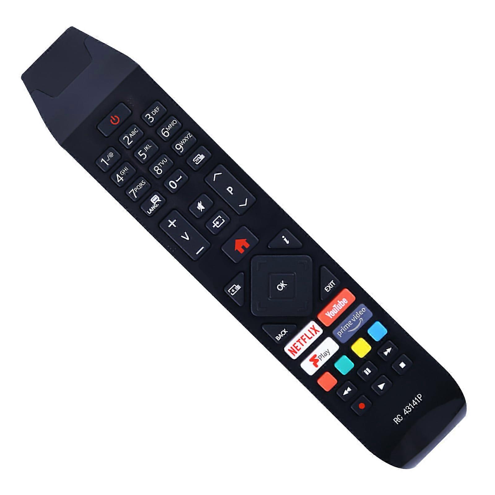 Smart TV Remote Control for RC43141P HDTV Replacement with Easy Navigation and Quick Response