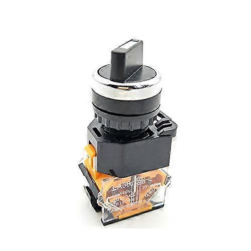AC 400V 10A Rotary Selector Switch DPST 1NO 1NC 2 Position 22mm Secure Latching Control