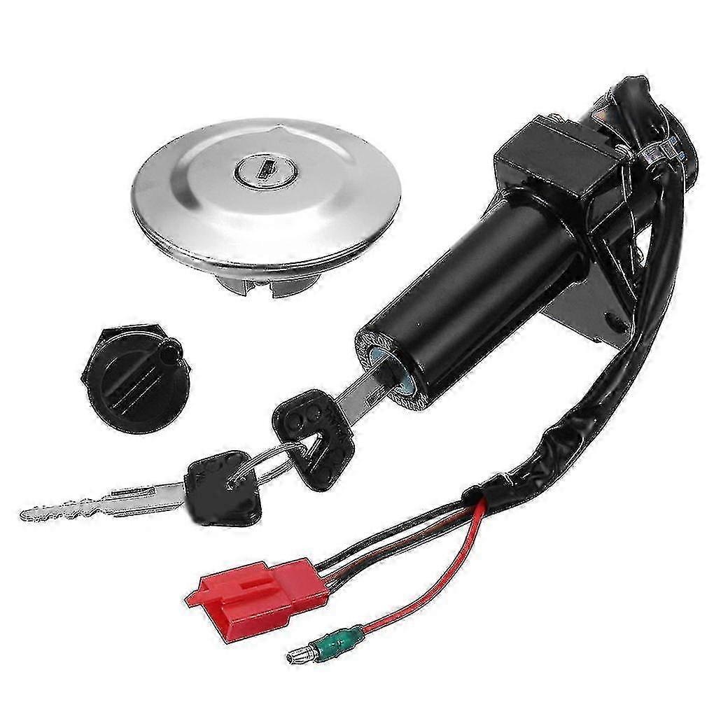 Fuel Cap Lock Set for YBR125 2007-2014 Motorcycle Ignition Key